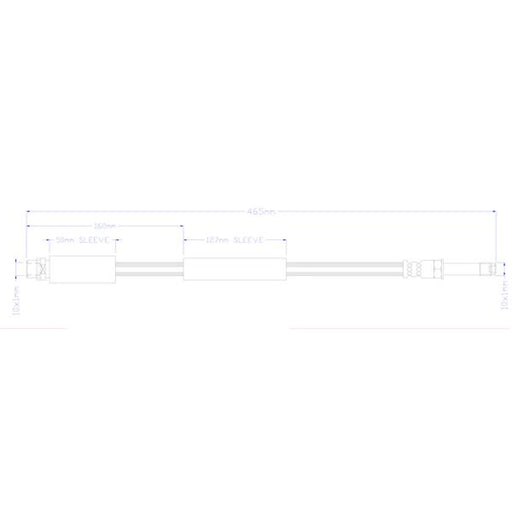 Juratek Brake Hydraulic Hose Line Right JBH1397