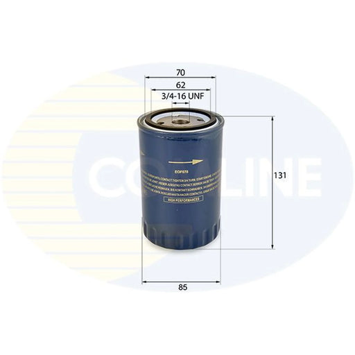 Comline Engine Oil Filter EOF078
