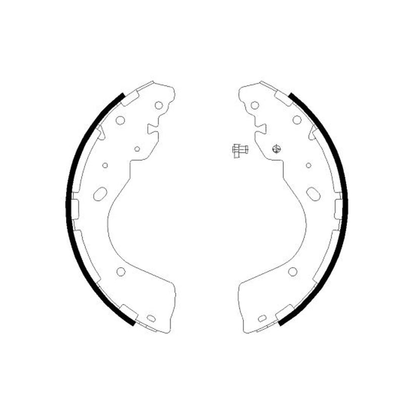 Mintex Brake Shoe Set Axle Kit MFR735