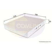 Comline Cabin Air Filter (Pollen Filter) EKF278
