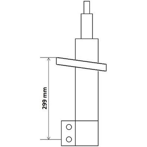 KYB Shock Absorber Damper Strut Front 3348084