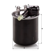 MANN-FILTER Fuel Filter Element WK 820/17