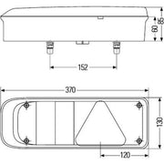Hella Tail Light / Lamp T4W Right 2VP 340 931-161