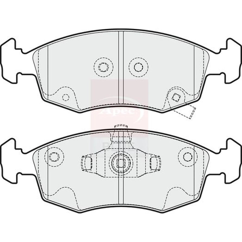 Apec Front Brake Pad Set PD3288