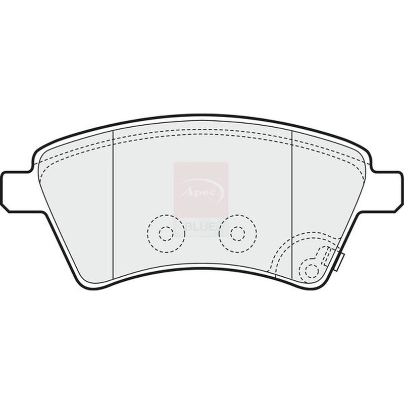 Apec Front Brake Pad Set PD3640