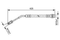 Bosch Brake Hydraulic Hose Line 1987481587