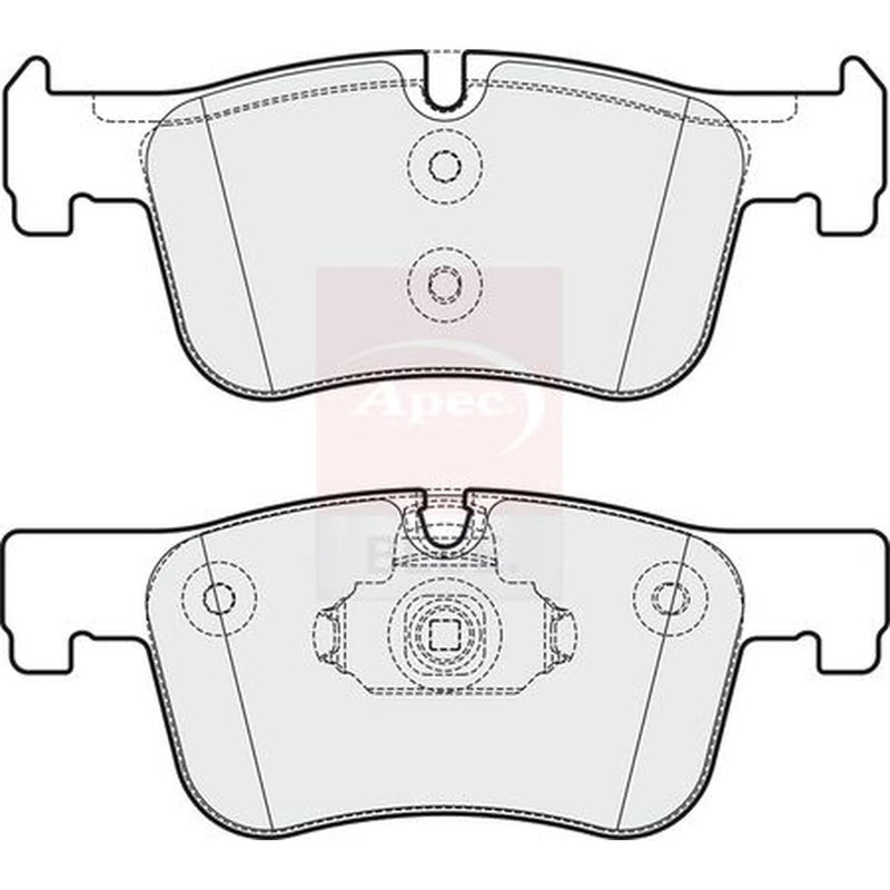 Apec Front Brake Pad Set PD3290