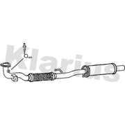 Klarius Box With Centre Pipe Centre VW810V