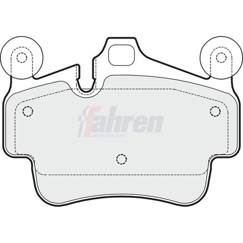 Fahren Front Brake Pad Set FBP4270