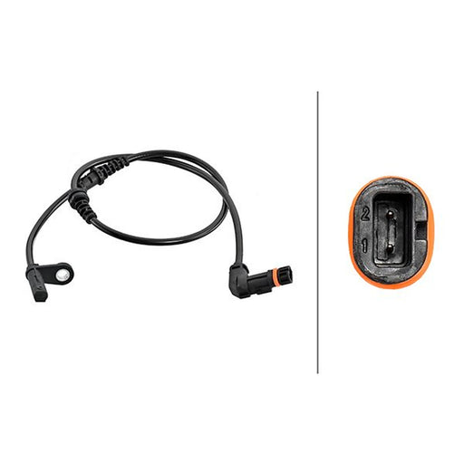 Hella ABS Wheel Speed Sensor Front 6PU 230 048-241