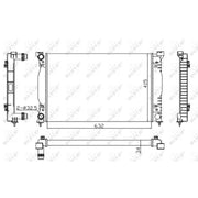 NRF Engine Radiator 50539A