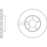 Fahren Front & Rear Brake Discs & Pads fits Mazda 3 2003-2009 1.3 1.6