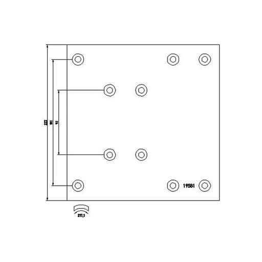 DON Don Cv Brake Lining Set MB76772S7100