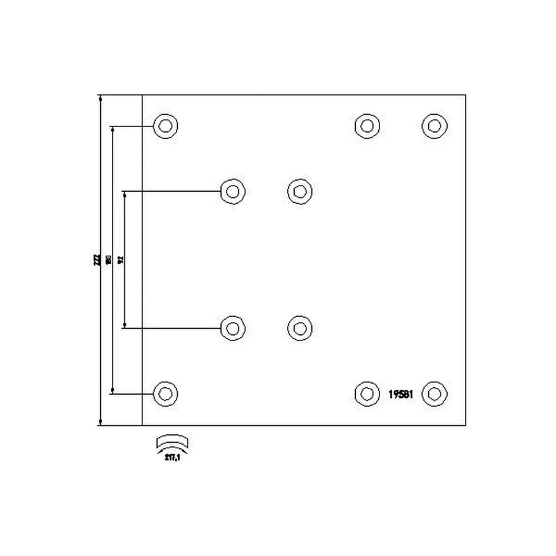 DON Don Cv Brake Lining Set MB76772X7113
