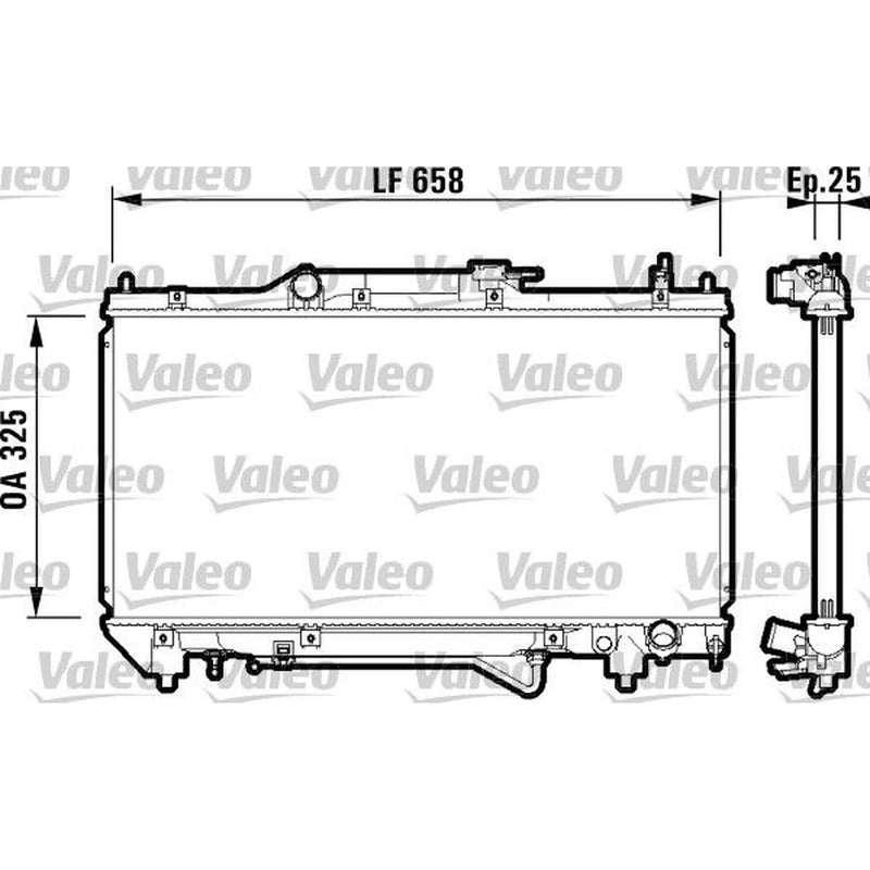 Valeo Engine Radiator 732754