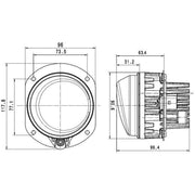 Hella Front Left Fog Light LED 1N0 011 988-051