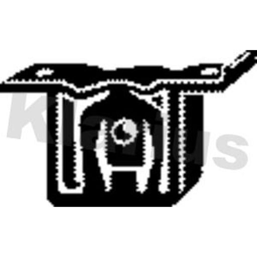 Klarius Exhaust System Mount Rubber 420466
