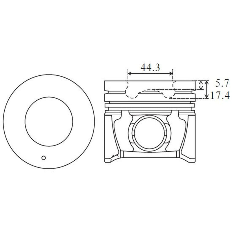 FAI Piston Cylinder Bore = PK29-000