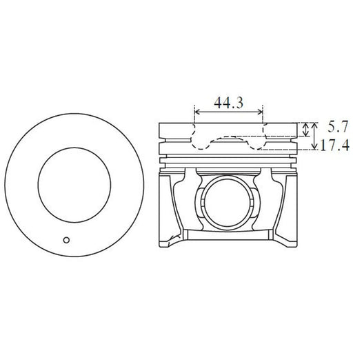 FAI Piston Cylinder Bore = PK29-000