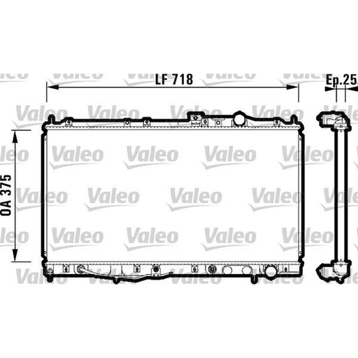 Valeo Engine Radiator 734142