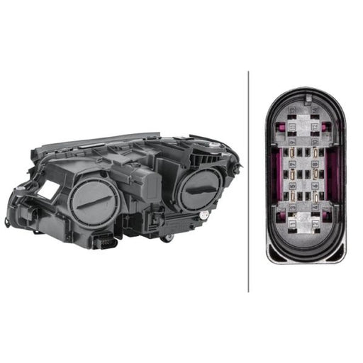 Hella Headlight Headlamp H7/H7 Right 1EG 012 076-061