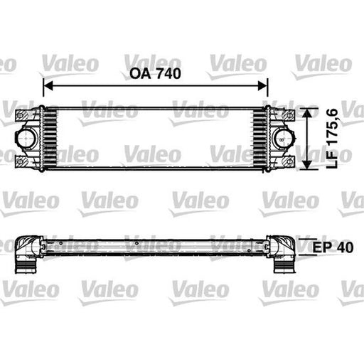 Valeo Intercooler (Charge Air Cooler) 817637
