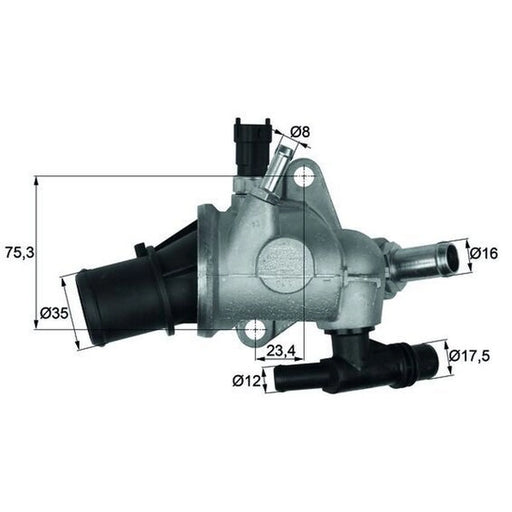 Mahle Thermostat,Coolant TI 142 83