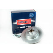Borg & Beck 2 x Solid Rear Brake Discs BBD6231S-x2