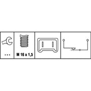 Hella Brake Light Switch 6DD 008 622-081