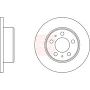Apec 2 x Solid Rear Brake Discs DSK3777-x2