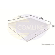 Comline Cabin Air Filter (Pollen Filter) EKF332