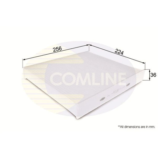 Comline Cabin Air Filter (Pollen Filter) EKF332