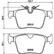 Mintex Rear Brake Pad Set MDB4346