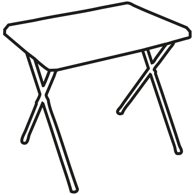 Fleetwood low plastic table in grey F0018G - Quest - Van Life Living