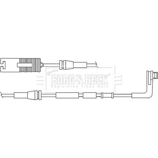 Borg & Beck Brake Pad Wear Sensor Front BWL3015