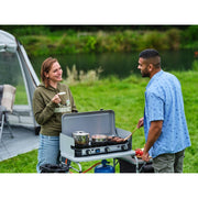 Campingaz Camping Kitchen 2 Multi-Cook Double Burner Portable Camping Gas Stove and Side Grill - Campingaz - Van Life Living