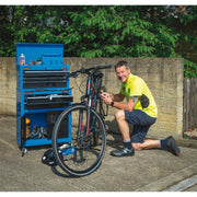 Draper Combined Roller Cabinet and Tool Chest, 6 Drawer, 24", Blue 19563 Draper  - Town Parts