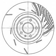 Borg & Beck 2 x Front Vented Brake Discs BBD6198S