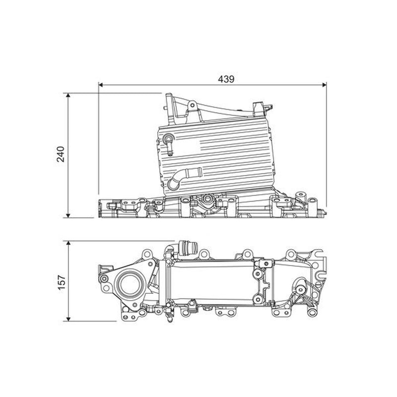 Valeo Intercooler (Charge Air Cooler) 818684