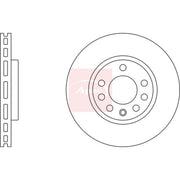Apec 2 x Vented Front Brake Discs DSK2508-x2