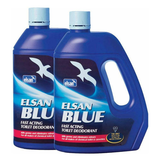 Elsan 2L Twin Pack Blue Toilet Chemical Fluid - Elsan - Van Life Living