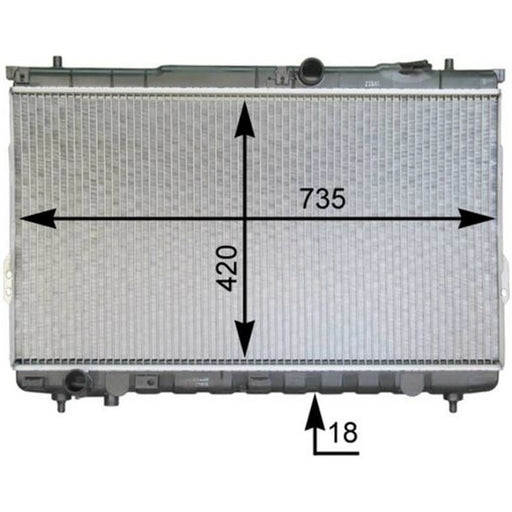 Mahle Engine Radiator CR 1299 000P