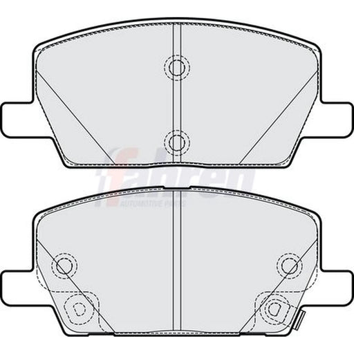 Fahren Front Brake Pad Set