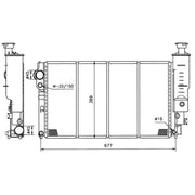 NRF Engine Radiator 50400