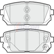 Fahren Front & Rear Pads fits Kia Carens III 2006-2013 1.6 2.0