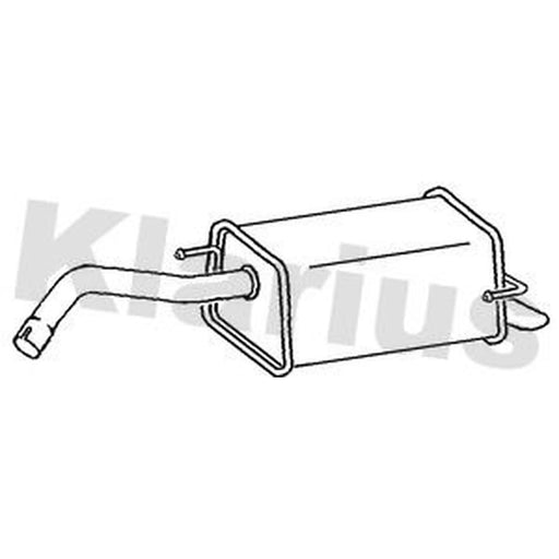 Klarius Box With Tail Pipe Rear DN625M