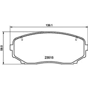 Mintex Front Brake Pad Set MDB3998