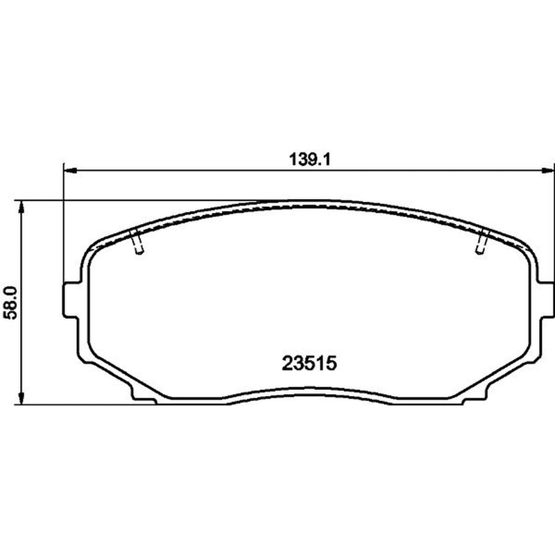 Mintex Front Brake Pad Set MDB3998