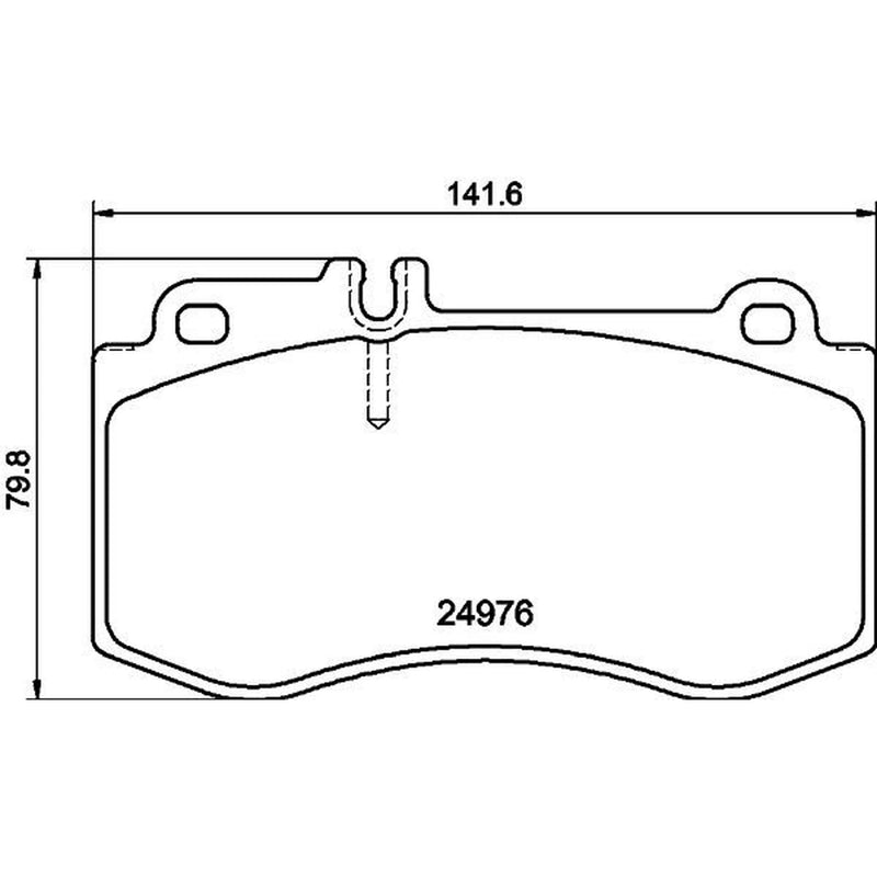 Mintex Front Brake Pad Set MDB3046