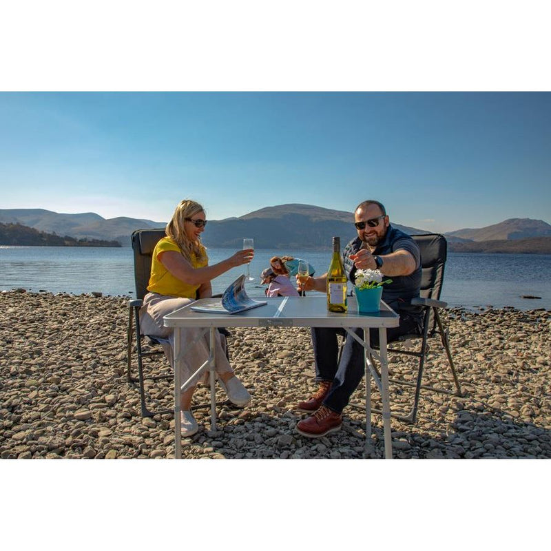 Vango Granite Duo 90 Height Adjustable Folding Camping Table - Vango - Van Life Living